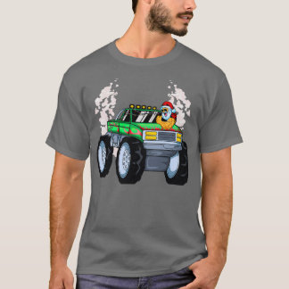 Camiseta Papais noeis que pilotam um caminhão monstro 2