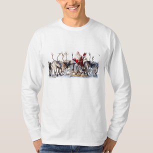 Camiseta Papais noeis-Reindeers