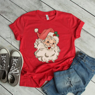 Camiseta Papais noeis Retro Feliz Natal