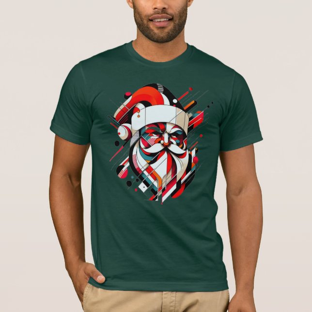 Camiseta Papais noeis retrorfuturistas (Frente)
