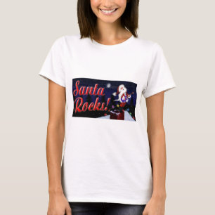 Camiseta Papais noeis Rochas Papais noeis Toca Violão no Te