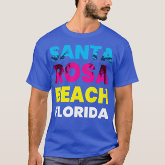 Camiseta Papais noeis Rosa Beach Flórida FL Vacation Souven