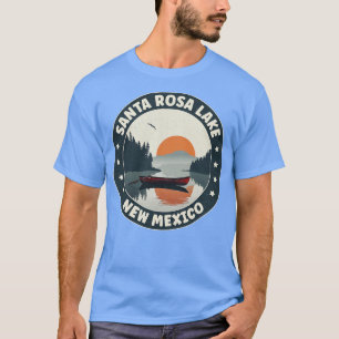 Camiseta Papais noeis Rosa Lago Novo México Sunset
