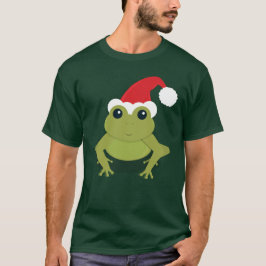 Camiseta Papais noeis Sapo Natal Verde