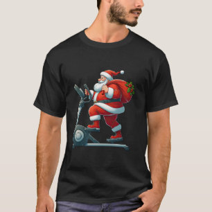 Camiseta Papais noeis sobre o Eliptical Trainer Gym Workout