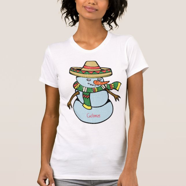 Camiseta Papais noeis Sombrero Mexicanos Thunder_Cove (Frente)