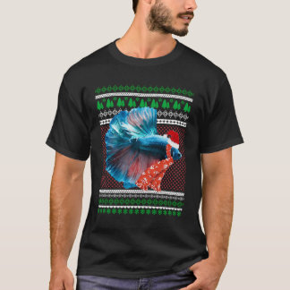 Camiseta Papais noeis Têm Betta Fish Graphic Tee