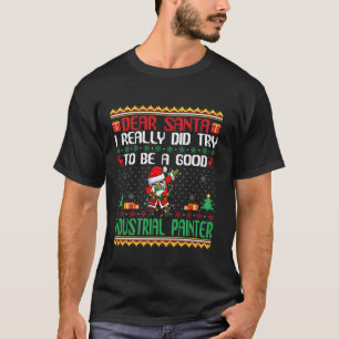 Camiseta Papais noeis tentam ser um bom pintor industrial E