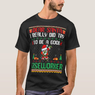 Camiseta Papais noeis tentam ser um bom trabalhador em case
