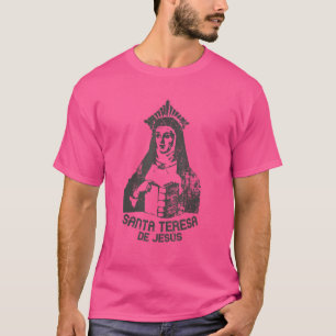 Camiseta Papais noeis Teresa De Jesus Médicos Da Igreja
