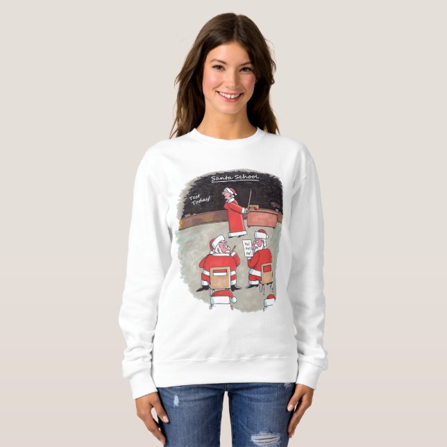 Camiseta Papais noeis Teste para mulheres (Frente Completa)