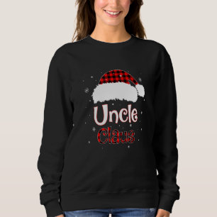 Camiseta Papais noeis Tio Claus Red Xadrez Família Pajamas