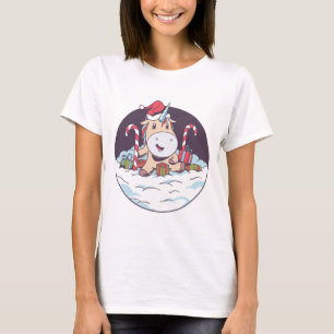 Camiseta Papais noeis Unicorn