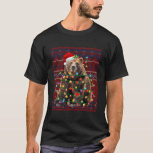Camiseta Papais noeis Vêm Árvore De Natal Luzes Suculentas
