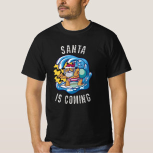 Camiseta Papais noeis vêm pela Surfboard