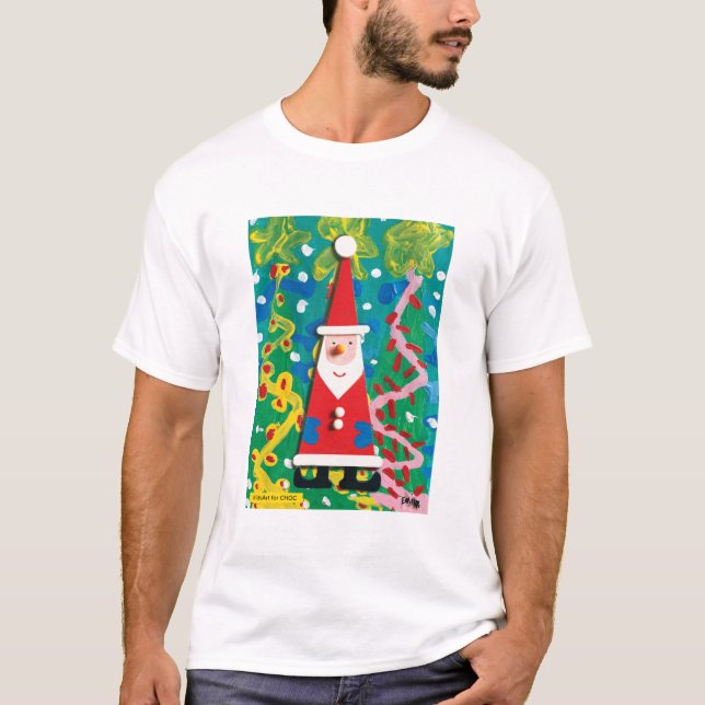 Camiseta Papais noeis Winter Wonderland - Kids Art for CHOC (Frente)