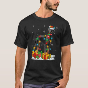 Camiseta Papais noeis Xmas Doberman Pinscher Dog Christma