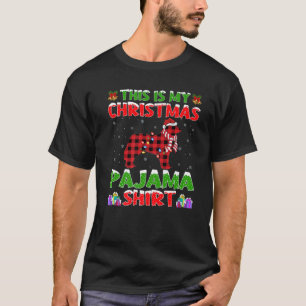 Camiseta Papais noeis Xmas Este É O Meu Cachorro De Leonbe