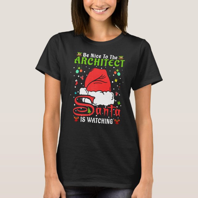 Camiseta Papais noeis Xmas Pajamas Sejam Bons Ao Cristo Arq (Frente)