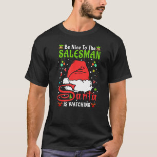 Camiseta Papais noeis Xmas Pajamas Sejam Bons Ao Natal Do V