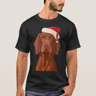 Camiseta Papais noeis Xmas Vizsla no Natal Vizsla