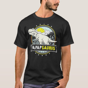 Camiseta Papapsaur De Homens Trex Papapsaur