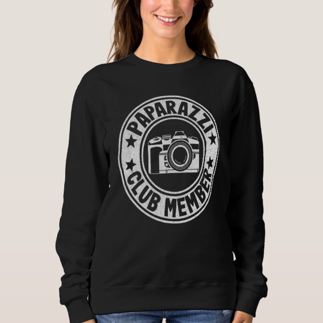 Camiseta Paparazzi Club Member Photographer Camera  Photogr (Frente)