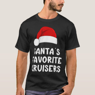 Camiseta Papas de Natal Cruzeiros Favoritos dos Santas Cruz