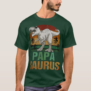 Camiseta Papasauro T Rex Dinossaur Papa Saurus Vintage