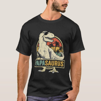 Camiseta Papasauro T Rex Dinossaur Papa Surus Família