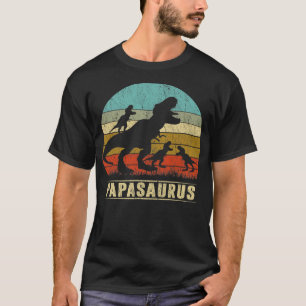 Camiseta Papasauro T Rex Papa Dinossauro 3 3 Crianças