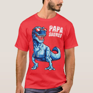 Camiseta Papasauro T rex Papa Saurus Dinossaur Men Pai Dadd