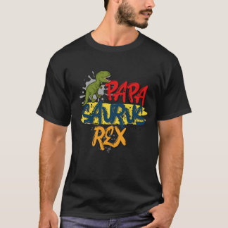 Camiseta Papasaurus Rex Retro-shirt-Engraçado Pai Dia-Prese