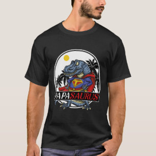 Camiseta papasaurus t-rex, presente engraçado de papai dino