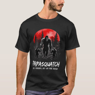Camiseta Papasquatch Como Um Vovô Muito Mais Escamudo