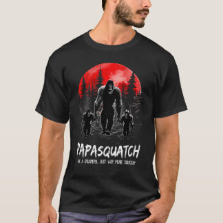 Camiseta PapaSquatch Like A Grandpa Just Way More Squatchy 