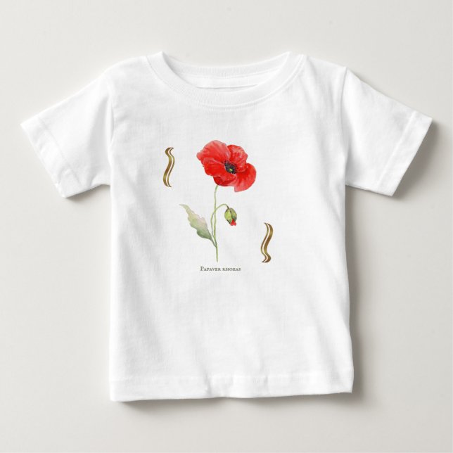 Camiseta Papaver rhoeas  (Frente)
