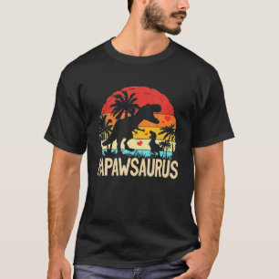 Camiseta Papaw Dinosaur Engraçado Kid Avô Saurus 2022 Pre