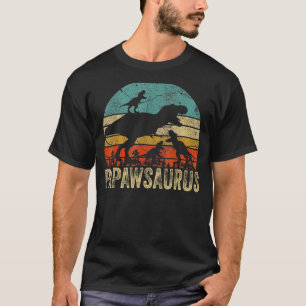 Camiseta Papaw Dinosaur Papawsaurus 3 Duas Crianças Fa De N