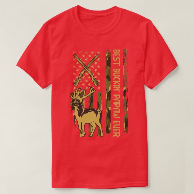 Camiseta PAPAW Eterna Caçadora de Veados Caça-Caça (Frente do Design)