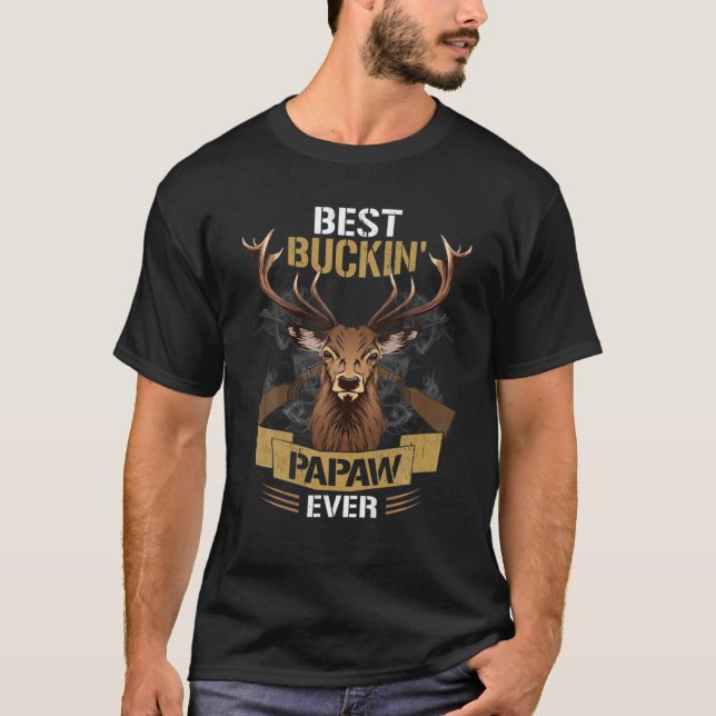 Camiseta Papaw Ever Caçadores De Veados (Frente)