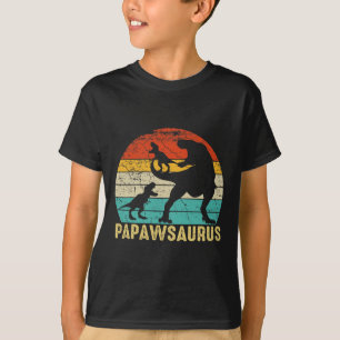 Camiseta Papawsaurus Rex Papaw Dinossauro 2 Dia dos Pais Cr