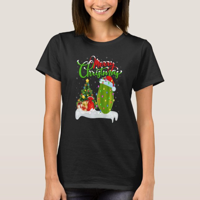 Camiseta Papaya Fruit  Xmas Decorations Santa Papaya Christ (Frente)