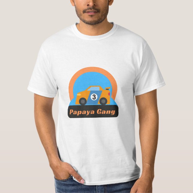 Camiseta Papaya Gang - Camiseta Mclaren (Frente)
