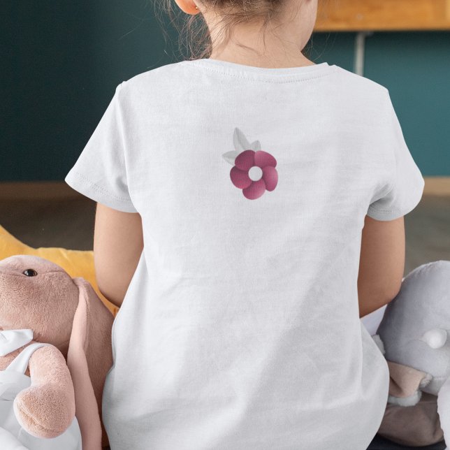 Camiseta Papel de Buquê do Círculo de Flor 3D Bloqueador (3D Blooming Flower Circle Bouquet Paper T-Shirt)