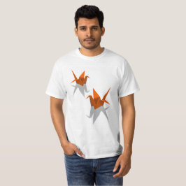 Camiseta Papel de Origami dos pássaros