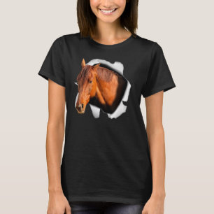 Camiseta Papel de Parede Cavalo Derby Cavalgar Corrida Anim