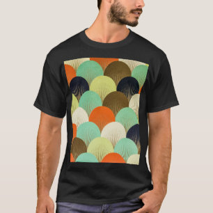 Camiseta Papel de parede colorido: design artístico.