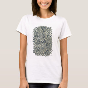 Camiseta Papel de parede com design do estilo da alga dos