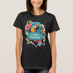 Camiseta Papel de Parede de Papagaio Tropical – Natureza Mo